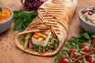 26 Halloumi mit Tabbouleh im Brot