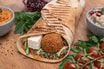 22 Falafel mit Schafskäse im Brot