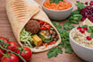 21 Falafel mit Maqali im Brot