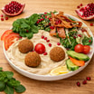 40 Falafel mit Hummus Teller